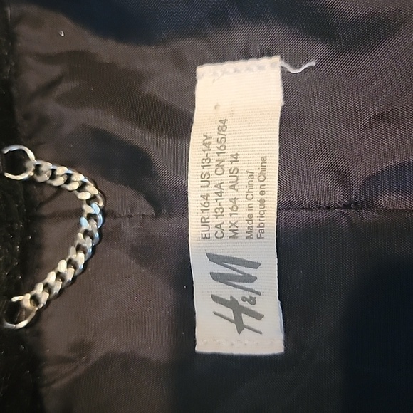 H&M Black Faux Fur Kids Jacket - Picture 6 of 6